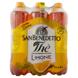 San Benedetto Thè limone 1,5 L fardello x 6