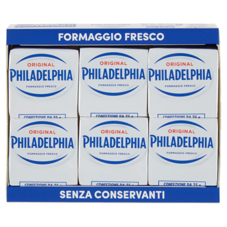 Philadelphia Original formaggio fresco spalmabile - 6 x 25 g