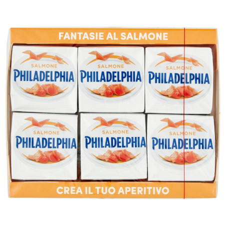 QUESO FRESCO PARA UNTAR CON SALMÓN AHUMADO PHILADELPHIA - 6 X 25G