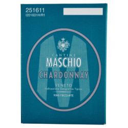 Cantine Maschio Chardonnay Veneto IGT Vino Frizzante 6 x 750 mL