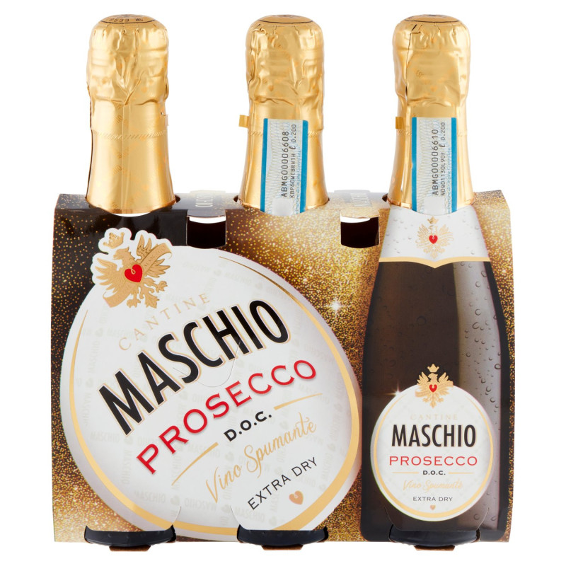 CANTINE MASCHIO PROSECCO D.O.C. VINO SPUMANTE EXTRA DRY 3 X 20 CL