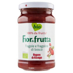 RIGONI DI ASIAGO FIORDIFRUTTA BIO-ERDBEEREN UND WALDERDBEEREN 250 G