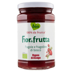 RIGONI DI ASIAGO FIORDIFRUTTA FRESAS Y FRESAS SILVESTRES ORGÁNICAS 330 G