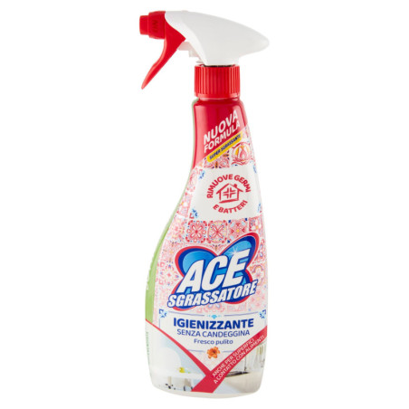 ACE DESENGRASANTE HIGIENIZANTE SIN LEJÍA FRESH CLEAN 500 ML