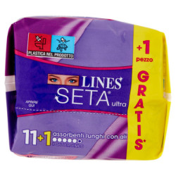 LINES SETA ULTRA LUNGO CON ALI 11+1 PZ