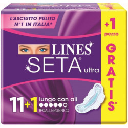 LINES SETA ULTRA LUNGO CON ALI 11+1 PZ