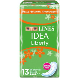 LINES IDEA LIBERTY ANATOMIQUE DÉTENDUE 13 PCS