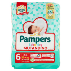 PAMPERS BABY-DRY MUTANDINO...