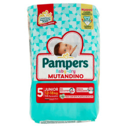 PAMPERS BABY-DRY MUTANDINO...