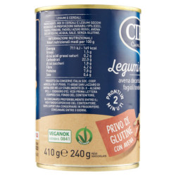 Cirio Legumi e Cereali Privo di Glutine con Avena 410 g