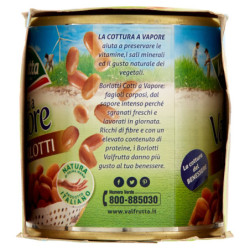 VALFRUTTA BORLOTTI ITALIANO COCIDO AL VAPOR 3 X 150 G