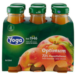 YOGA OPTIMUM 70% ITALIAN PEACH 6 X 125 ML