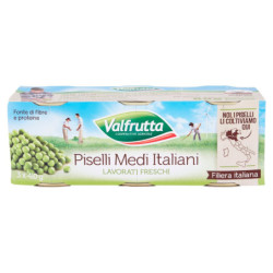 VALFRUTTA MITTEL ITALIENISCHE ERBSEN 3 X 410 G