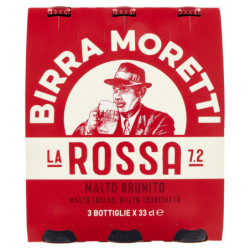 BIRRA MORETTI LA ROSSA 7.2 3 X 33 CL