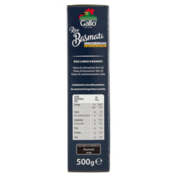 GALLO BASMATI PERFUMADO DE AGRICULTURA SOSTENIBLE 500 G