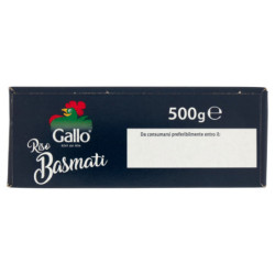 GALLO BASMATI PERFUMADO DE AGRICULTURA SOSTENIBLE 500 G