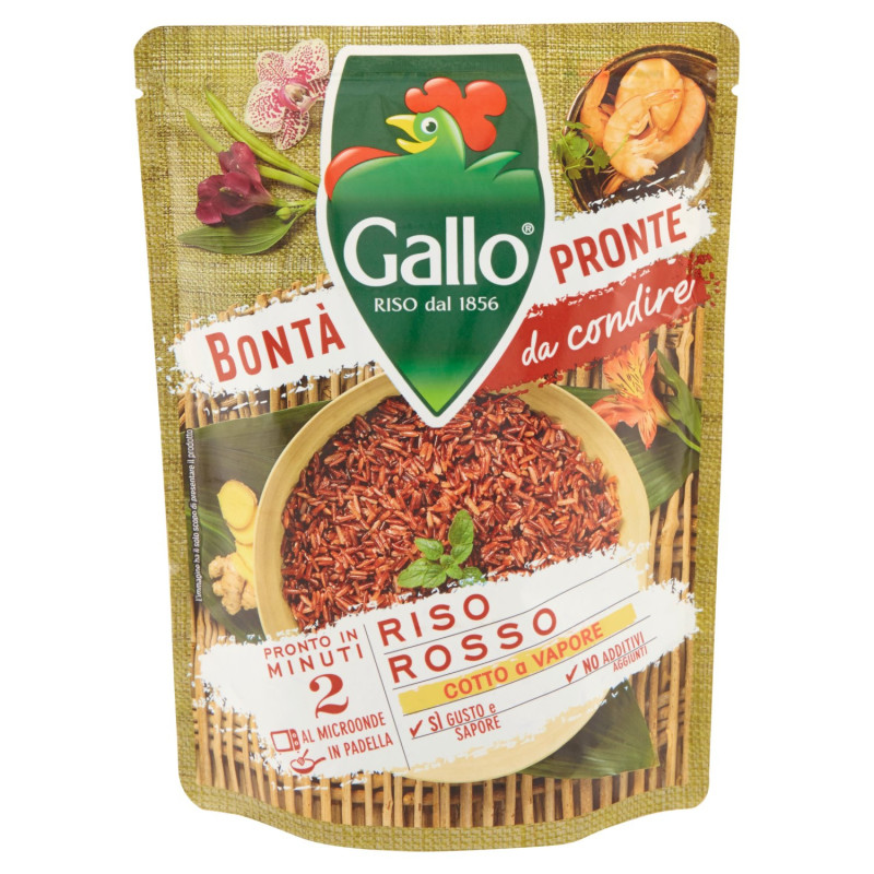 Gallo Bontà Pronte da condire Riso Rosso 220 g