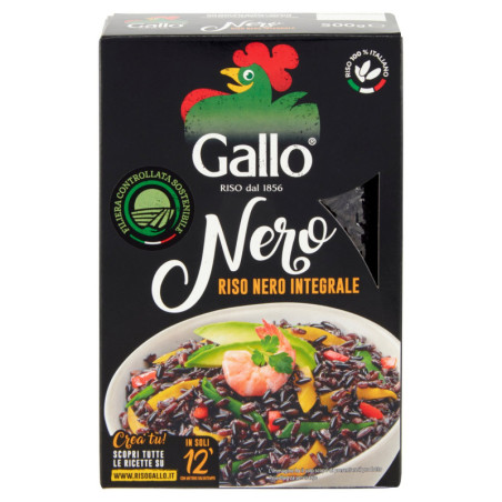 GALLO NERO WHOLE BLACK RICE 500 G