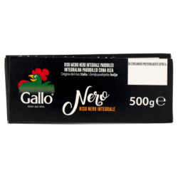 GALLO NERO ARROZ NEGRO ENTERO 500 G