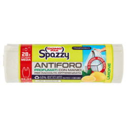 Domopak Spazzy Antiforo Profumati con Manici 28lt 52x54cm Limone 15 pz