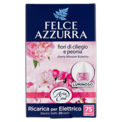 Felce Azzurra Aria di Casa Ricarica per Elettrico fiori di ciliegio e peonia 20 ml