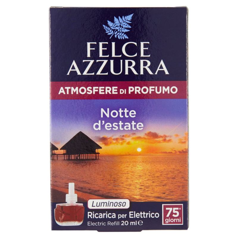 FELCE AZURRA ATMOSPHÄRE DES PARFUMS ELEKTRISCHE NACHFÜLLUNG SUMMER NIGHT 20 ML