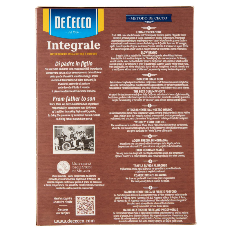 DE CECCO GANZE PENNE RIGATE N° 41 500 G