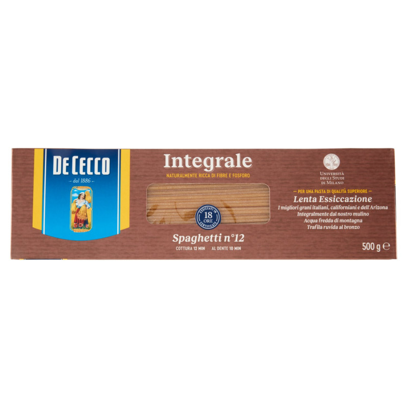 DE CECCO ESPAGUETI ENTERO ENTERO N° 12 500 G