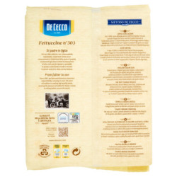 DE CECCO FETTUCCINE N° 303 HUEVO 500 G