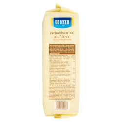 De Cecco Fettuccine n° 303 all'Uovo 500 g