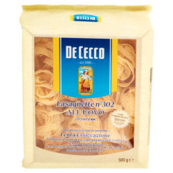 DE CECCO LASAGNETTE N° 302 ALL'UOVO 500 G