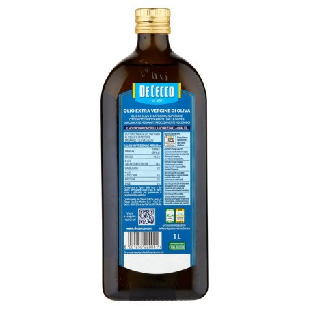 De Cecco Olio Extra Vergine di Oliva Classico 1 L