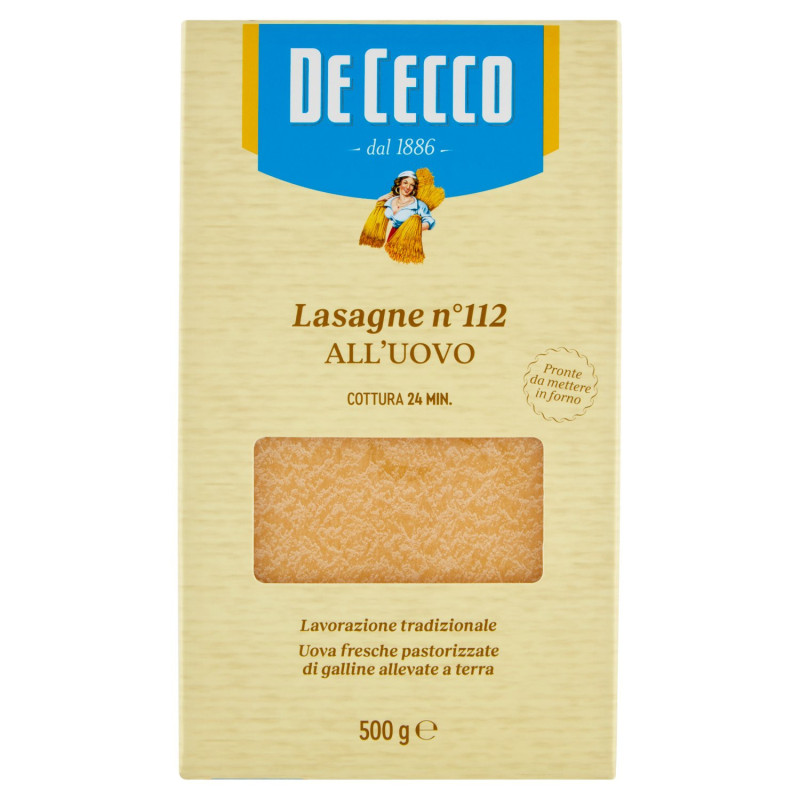 DE CECCO EIERLASAGNE N°112 500 G