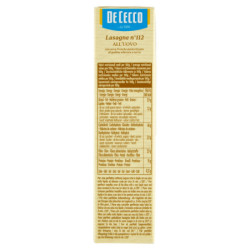 DE CECCO EIERLASAGNE N°112 500 G