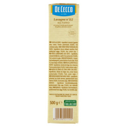 De Cecco Lasagne n°112 all'Uovo 500 g