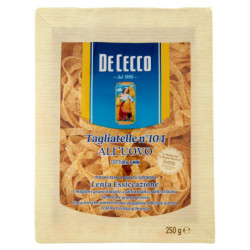 De Cecco Tagliatelle n° 104 all'Uovo 250 g