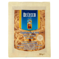 DE CECCO TAGLIATELLE N° 104 ALL'UOVO 250 G