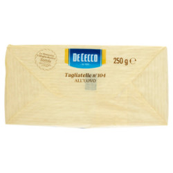 DE CECCO TAGLIATELLE N° 104 CON HUEVO 250 G