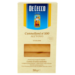 CANELONES DE CECCO N° 100 HUEVO 250 G