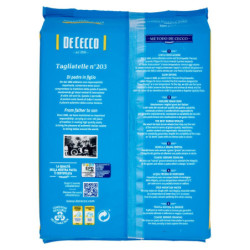 DE CECCO LE ESPECIALIDADES TAGLIATELLE N°203 500 G