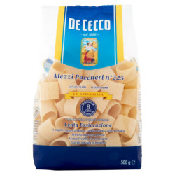 DE CECCO LAS ESPECIALIDADES MEZZI PACCHERI N°225 500 G