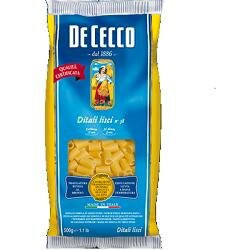 DE CECCO MEZZI DITALI LISCI N°158 500 G