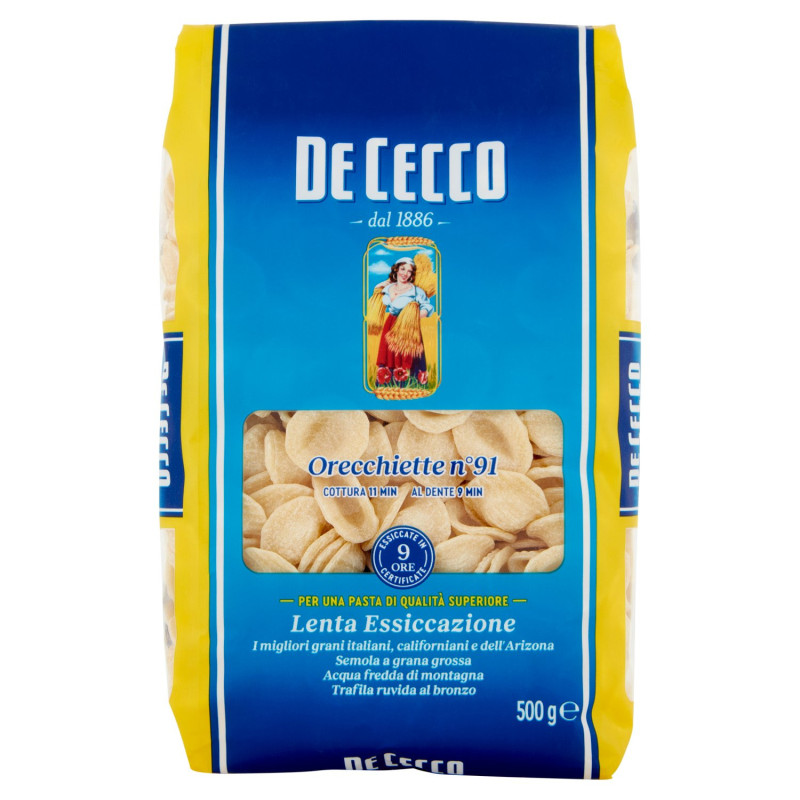 ORECCHIETTE DE CECCO N°91 500 G