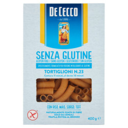 DE CECCO SENZA GLUTINE TORTIGLIONI N.23 400 G