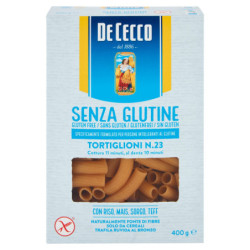 DE CECCO SENZA GLUTINE TORTIGLIONI N.23 400 G