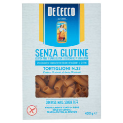 DE CECCO SENZA GLUTINE TORTIGLIONI N.23 400 G