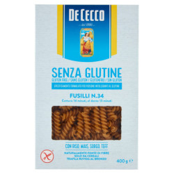 DE CECCO SENZA GLUTINE FUSILLI N.34 400 G