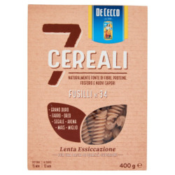 DE CECCO 7 CEREALES FUSILLI N°34 400 G