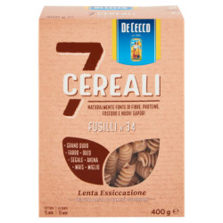 DE CECCO 7 CEREALES FUSILLI N°34 400 G