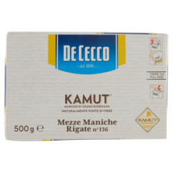 De Cecco Kamut Mezze Maniche Rigate n°136 500 g